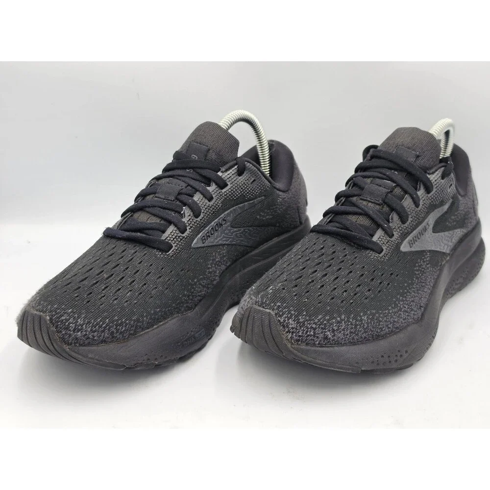 Brooks Ghost 16 Womens Size 8.5 B Shoes Triple Black Athletic Running Sneaker